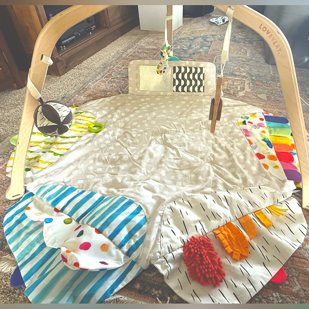 LOVEVERY | The Play Gym |Stage-Based Developmental Activity Gym & Play Mat